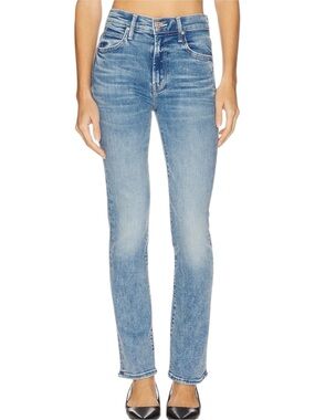 MOTHER High Waisted Rascal Flood Eye of the Tiger Jeans Size 29